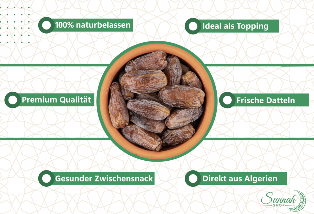 Deglet Nour Datteln, Eigenschaften