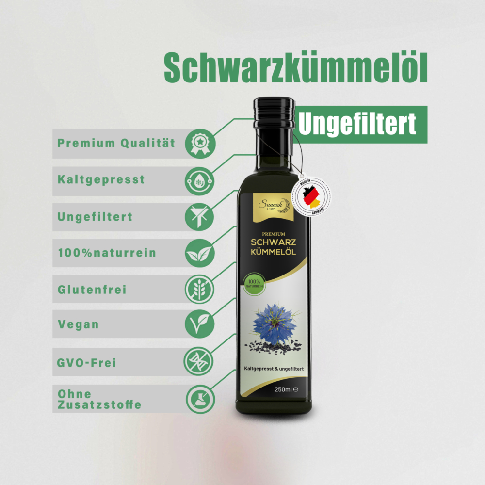 Schwarzkümmelöl ungefiltert Eigenschaften
