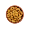 cashewkerne, geröstet mit würzigem Käse