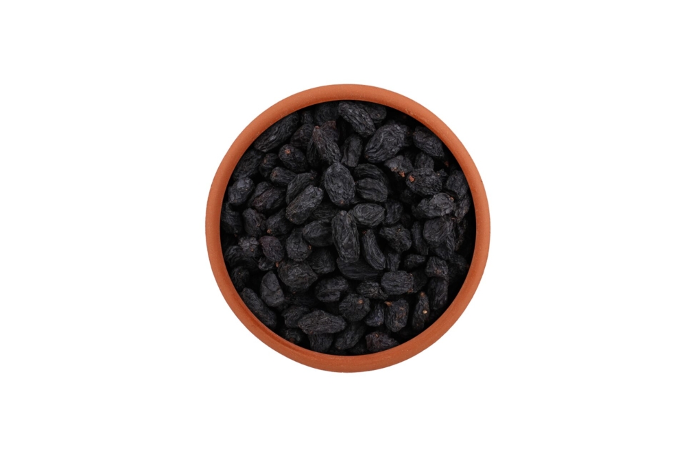 Schwarze Rosinen