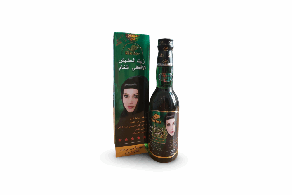 Afghanisches Hanföl für die Haare