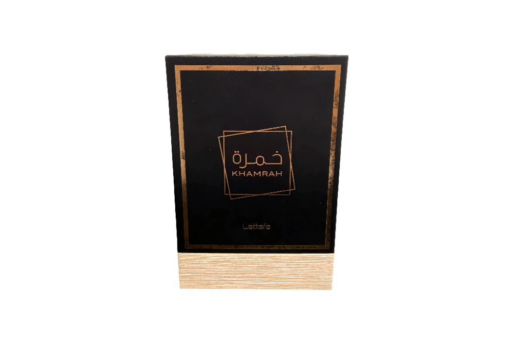 Lattafa Khamrah Eau de Parfum Packung