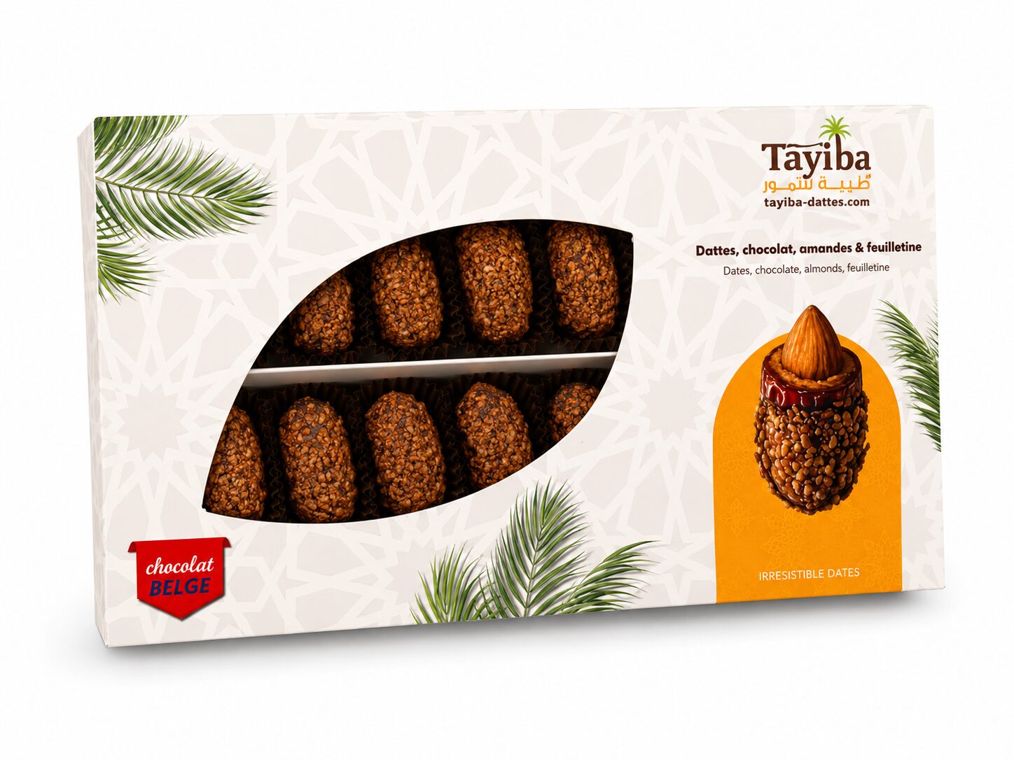 Tayiba Datteln mit Knuspriger Feuilletine